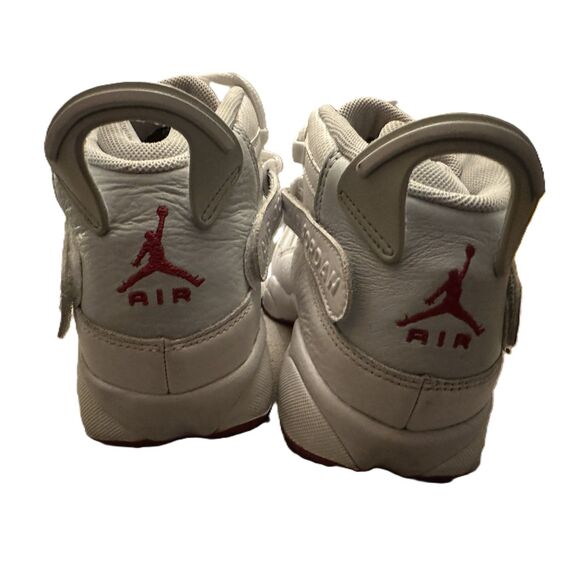 Air Jordan 6 Rings 'White Mystic Hibiscus' Size 7Y Used Solid Condition Pink - Picture 3 of 10